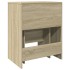 Tocador con taburete roble Sonoma 60x40x113,5