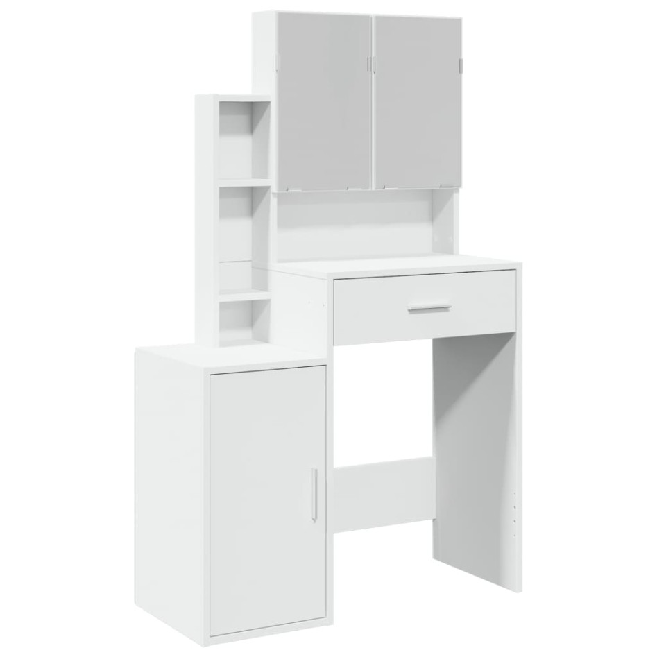 Tocador con mueble blanco 80x35x132