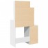 Tocador con mueble blanco 80x35x132