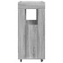 Carrito de bar madera de ingeniería gris Sonoma 60x39,5x89