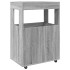 Carrito de bar madera de ingeniería gris Sonoma 60x39,5x89