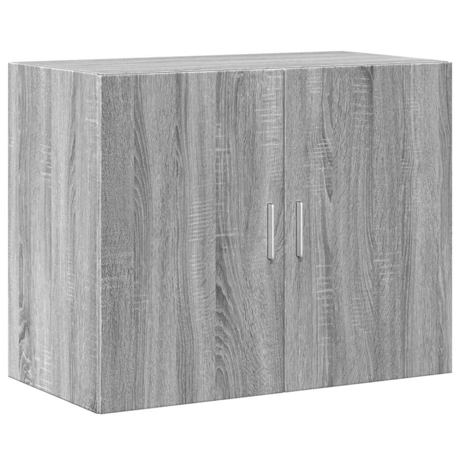 Aparador alto madera de ingeniería gris Sonoma 80x42,5x249