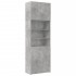 Aparador alto madera de ingeniería gris hormigón 80x42,5x249