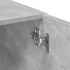 Aparador alto madera de ingeniería gris hormigón 80x42,5x249