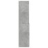Aparador de madera de ingeniería gris hormigón 80x42,5x185