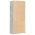 Aparador de madera de ingeniería gris hormigón 80x42,5x185