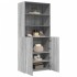 Aparador de madera de ingeniería gris Sonoma 80x42,5x185