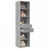 Aparador de madera de ingeniería gris Sonoma 45x42,5x185