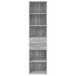 Aparador de madera de ingeniería gris Sonoma 45x42,5x185