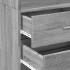 Aparador de madera de ingeniería gris Sonoma 45x42,5x185