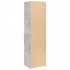 Aparador de madera de ingeniería gris hormigón 50x42,5x185