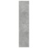 Aparador alto madera de ingeniería gris hormigón 70x41x185