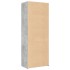 Aparador alto madera de ingeniería gris hormigón 70x41x185