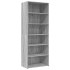 Aparador alto madera de ingeniería gris Sonoma 70x41x185