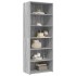 Aparador alto madera de ingeniería gris Sonoma 70x41x185