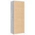 Aparador alto madera de ingeniería gris Sonoma 70x41x185
