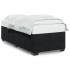Estructura de cama sin colchón terciopelo negro 80x200