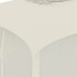 Cenador de doble techo paredes de malla acero crema 3,93x2,93