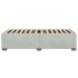 Estructura de cama sin colchón terciopelo gris claro 80x200