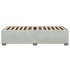 Estructura de cama sin colchón terciopelo gris claro 100x200