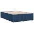 Cama sin colchón tela azul 140x190