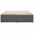 Cama sin colchón de tela gris oscuro 180x200