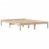 Estructura de cama sin colchón madera maciza de pino 120x190