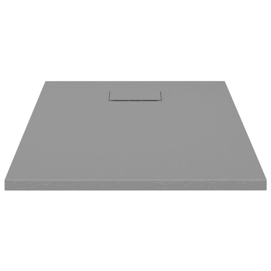 Plato de ducha SMC gris 90x70