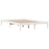 Estructura de cama sin colchón madera maciza de pino 160x200