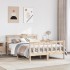 Estructura de cama sin colchón madera de pino maciza 120x200
