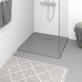 Plato de ducha SMC gris 90x90