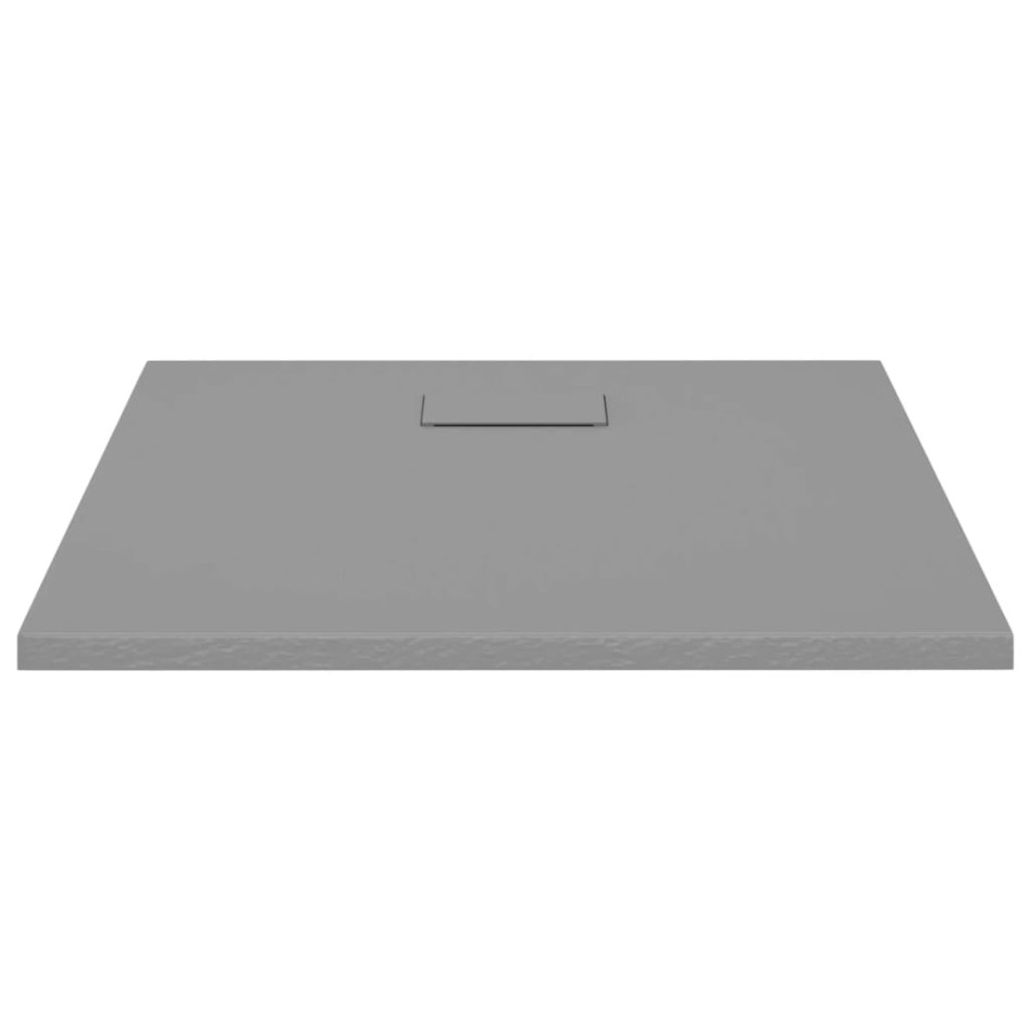 Plato de ducha SMC gris 90x90
