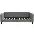 Sofá cama nido con cajones tela gris oscuro 90x190