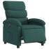Sillón reclinable eléctrico tela verde