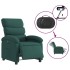 Sillón reclinable eléctrico tela verde