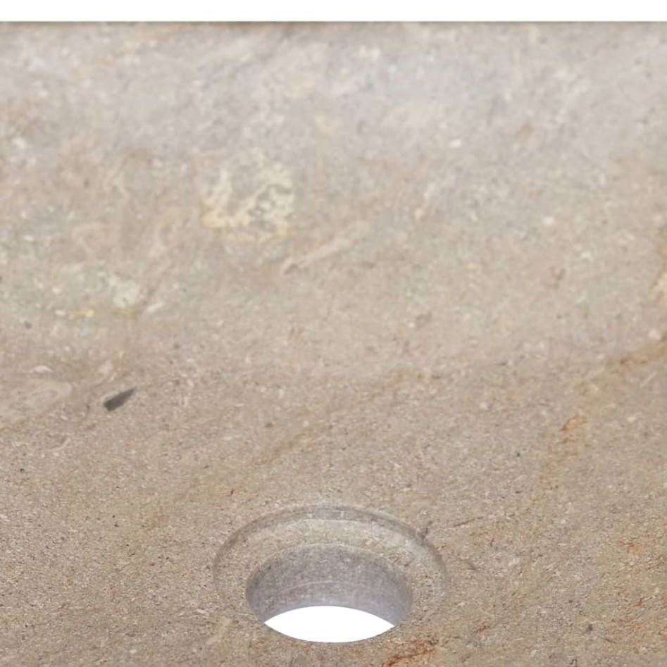 Lavabo gris mármol 40x40x10