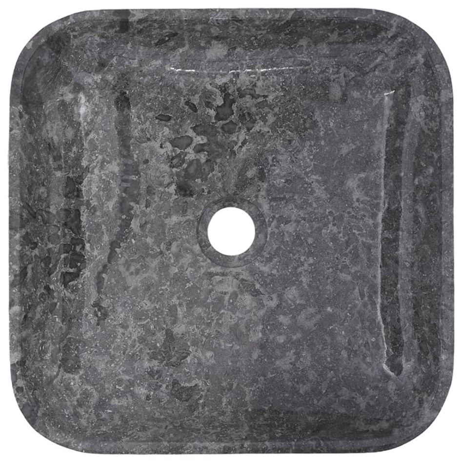 Lavabo gris mármol 40x40x10