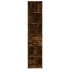 Aparador de madera de ingeniería roble ahumado 40x42,5x185