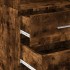 Aparador de madera de ingeniería roble ahumado 40x42,5x185