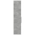 Aparador de madera de ingeniería gris hormigón 45x42,5x185