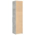 Aparador de madera de ingeniería gris hormigón 45x42,5x185