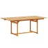 Juego comedor de jardín 5 pzas madera maciza acacia y