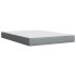 Cama box spring con colchón tela gris claro 160x200