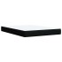 Cama box spring con colchón tela negro 160x200