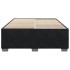 Estructura de cama sin colchón terciopelo negro 140x200