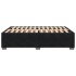 Estructura de cama sin colchón terciopelo negro 140x200
