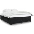 Estructura de cama sin colchón terciopelo negro 180x200