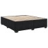 Estructura de cama sin colchón terciopelo negro 180x200