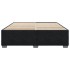 Estructura de cama sin colchón terciopelo negro 180x200
