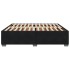 Estructura de cama sin colchón terciopelo negro 180x200